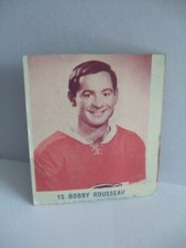 1967-68 IGA MONTREAL CANADIENS 67-68 NHL HOCKEY MINI CARD BOBBY ROUSSEAU #15