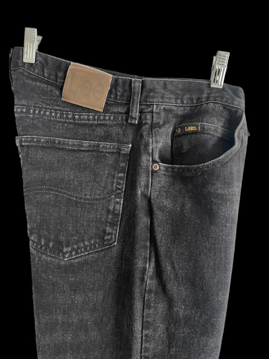 VGUC Vintage Lee Men's Black Straight Regular Fit Jeans W33 VGUC Vintage Lee Men's Black Straight Regular Fit Jeans W33