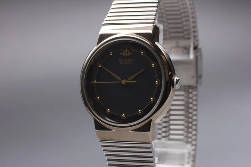 Rare! Vintage 2000【Near Mint】 Seiko 5Y91-6130 Blue Quartz Men's Watch From Japan