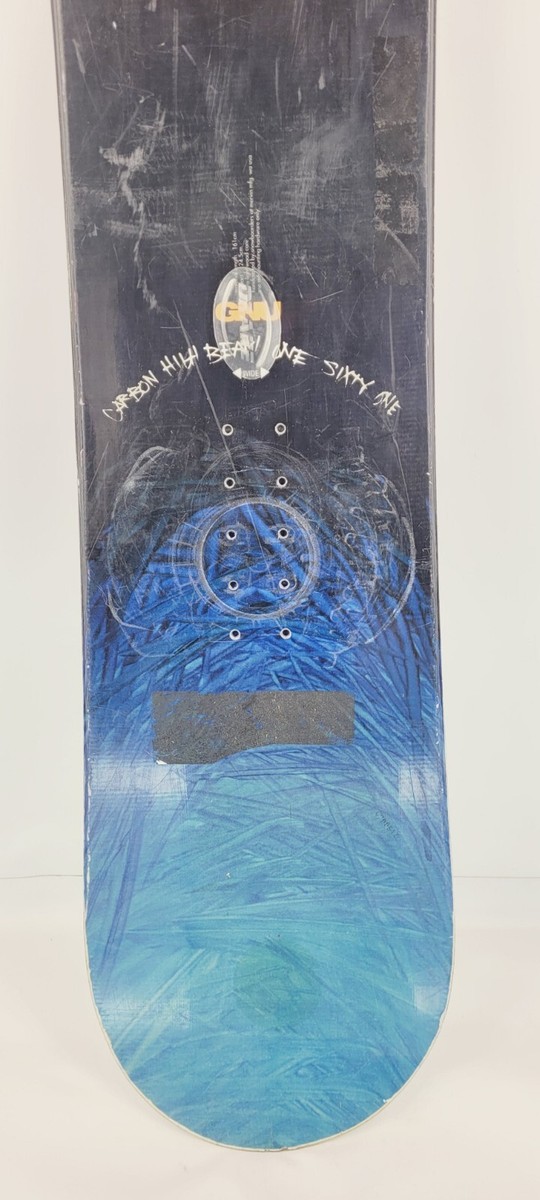 Vintage GNU Carbon High Beam One Sixty One 161cm WIDE Snowboard | eBay