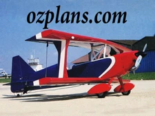 Ultimate 3D Aerobatic Biplane 37" WS PRINTED RC MODEL AIRPLANE PLANS TEMPLATES