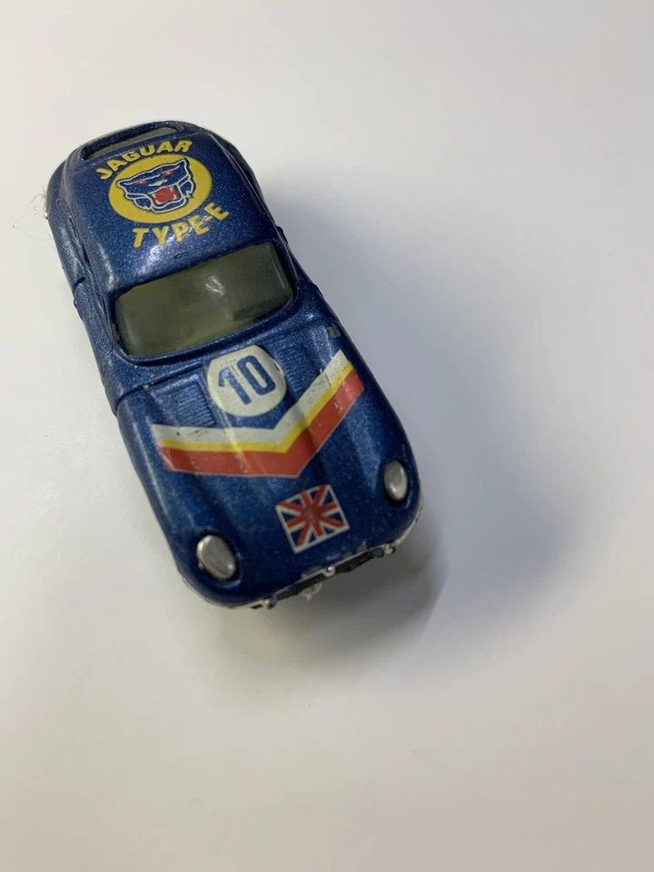 Jaguar 4.2 tipo E. #1010 1/64 vintage Yatming 1:64 suelto difícil de encontrar Foto 3 de 4