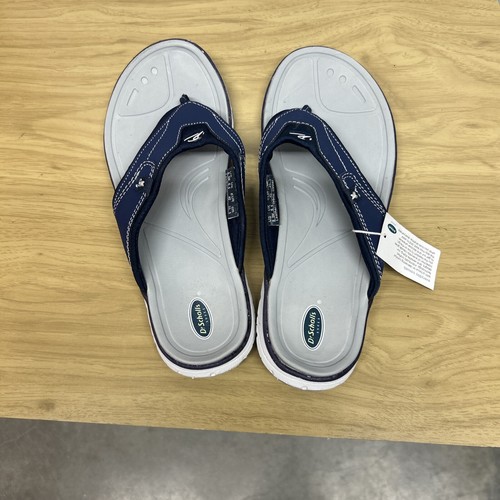 Dr. Scholls Seaside Flip Flops Massaging Gel Insoles Size 8.5 M Slip On Comfort - 第 2/20 張圖片