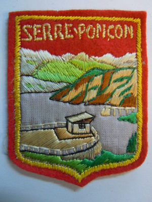 INSIGNE TISSU ANCIEN patch RICM / ECS ELEPHANT brodé feutrine ORIGINAL