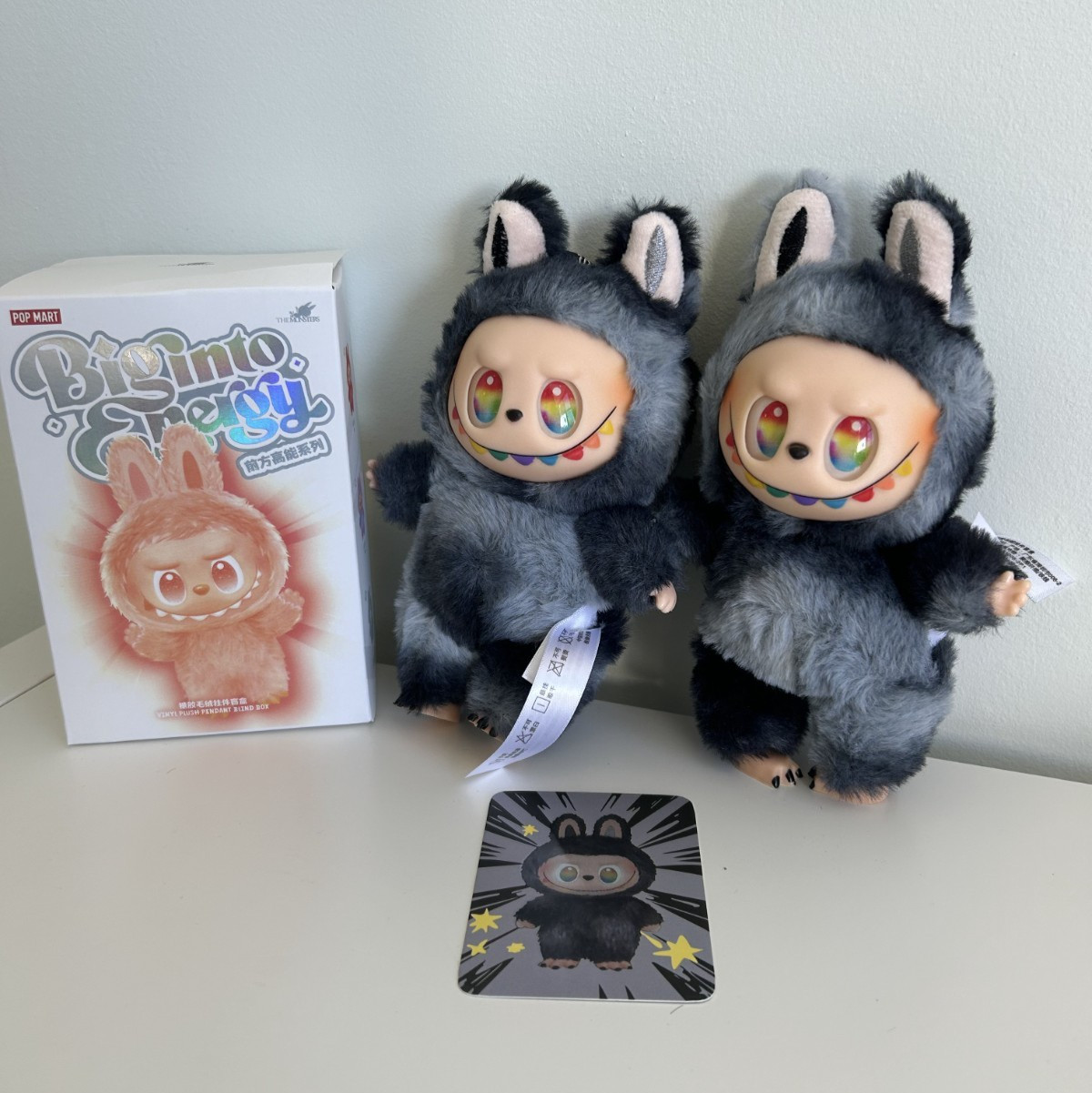 Gray Secret Edition Collectable LAb Monster with Rainbow Teeth brand new sealed