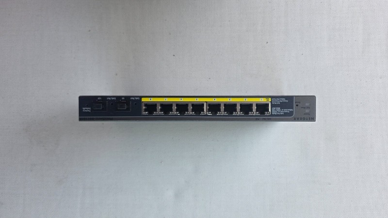 Netgear ProSafe GS110TP Managed Smart Switch 8 Port Gigabit inc PSU