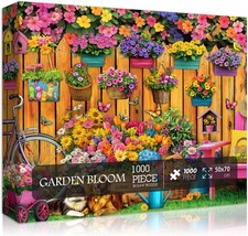 Garden Bloom 1000 Pc Jigsaw Puzzle, Brand New-Sealed Box 