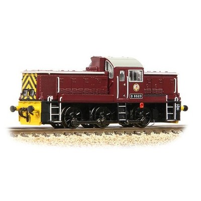Graham Farish 372-955SF Klasse 14 D9523 BR weinrot Wespenstreifen DCC Sound ausgestattet N