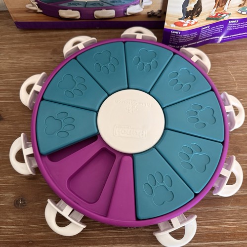 Interactive Treat Puzzle Dog Toy Nina Ottosson by Outward Hound Dog Twister Game - Picture 9 of 12