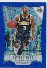 2021 Panini Prizm Draft Picks - Dwyane Wade Blue Shimmer 11/13 Miami Heat