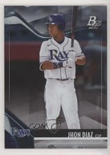 2021 Bowman Platinum Top Prospects Jhon Diaz #TOP-28 0a3
