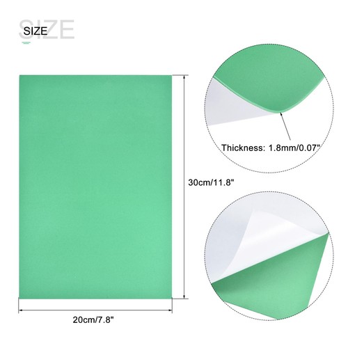 4 Set Colorful EVA Foam Sheets Self Adhesive 7.8 x 11.8 Inch 1.8mm Thickness - Picture 3 of 6