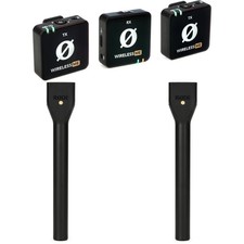 Rode Wireless ME Dual Clip-on Microphone System with Handheld Adapters - Black