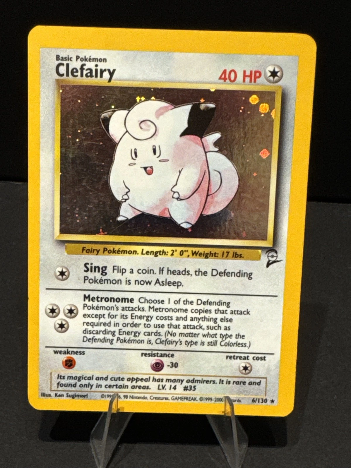 Clefairy 006/130 Base Set 2 Holo