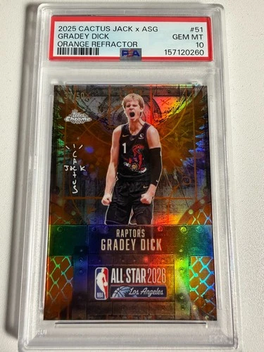 2025 Topps Gradey Dick Base (PSA 10)