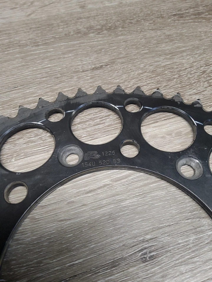 05 05-08 Honda CRF450R CRF450 2005 piñón de tracción trasera Renthal 520 53T DL-683 Foto 3 de 4