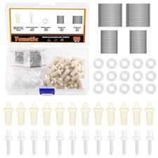 200Pcs Plantation Shutter Repair Kit, Includes Spring Loaded Shutter Pins, 0....