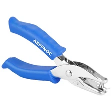 AEFFNOC Single Hole Punch, One Hole Puncher with Soft Grip Handle, 1/4 Inch