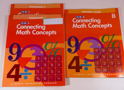 SRA 2003 Connecting Math Concepts Level B Workbooks and Teacher Guide 0026846845