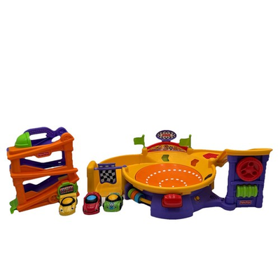 #ad 2010 Fisher Price Lil Zoomers Spinnin#x27; Sounds Speedway Lil Zoomers Chase N’ Race $133.33