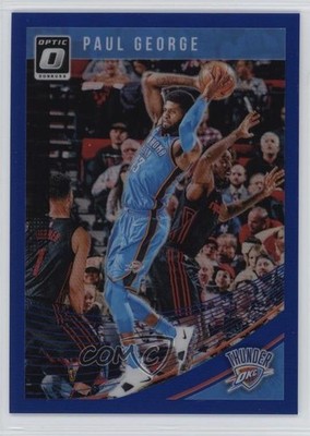 2018-19 Panini Donruss Optic Blue Prizm 42/49 Paul George #117 00y3