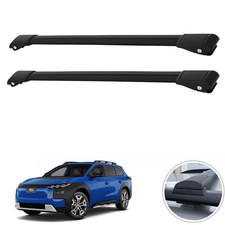 Fit Subaru Trailseeker 2026 Aerodynamic Roof Rack Cross Bars Black Color 2pcs Fit Subaru Trailseeker 2026 Aerodynamic Roof Rack Cross Bars Black Color 2pcs