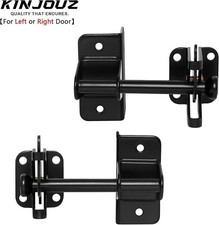 Self Locking Gate Latch 1Pk Black Heavy Duty