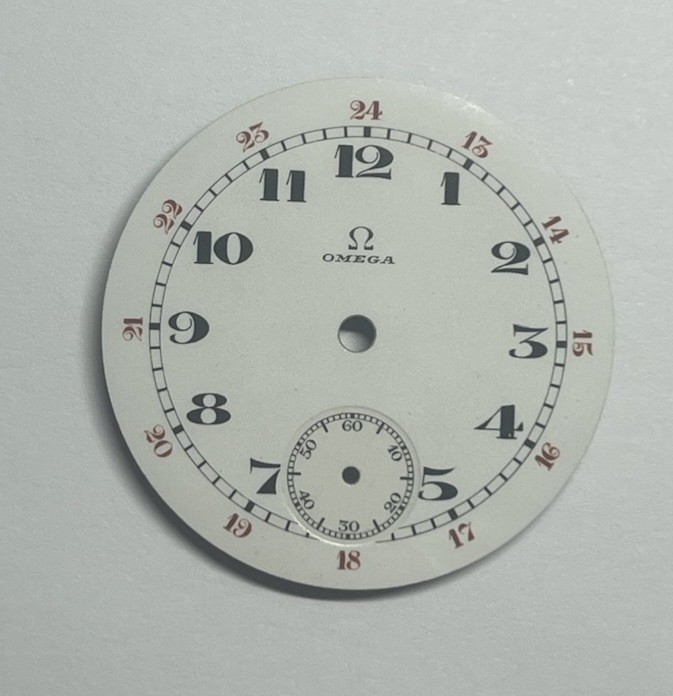 Cadran Omega de rechange haut de gamme pour montre de poche