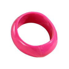 Resin Wide Chunky Irregular Geometric Bangle Bracelets Colorful Acrylic Sim - 01