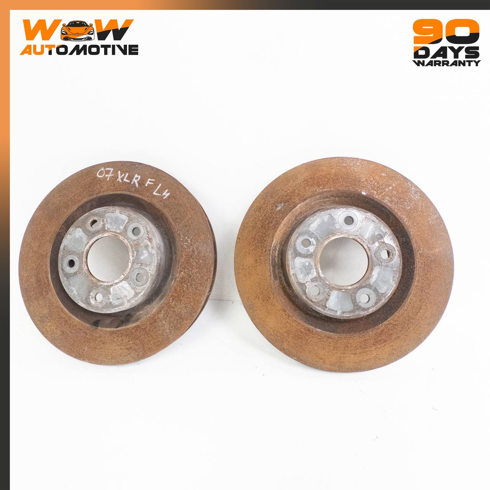 04-13 CADILLAC XLR CORVETTE C6 FRONT LEFT RIGHT BRAKE DISC ROTOR SET OEM