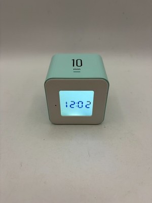 Mooas Multi Cube Timer Clock (Mint) Rotating Flip Gravity Sensor Time Management