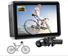 Bike Handlebar Rear View Camera 4.3'' HD Night Vision 145° Wide Angle