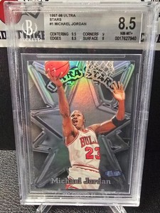 1997-98 Fleer Ultra Stars MICHAEL JORDAN #1 BGS 8.5 POP 39