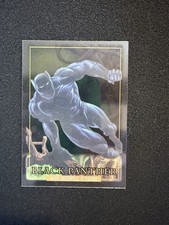 2024 SKYBOX Marvel Masterpieces 92 Platinum #4 BLACK PANTHER Clear Cut