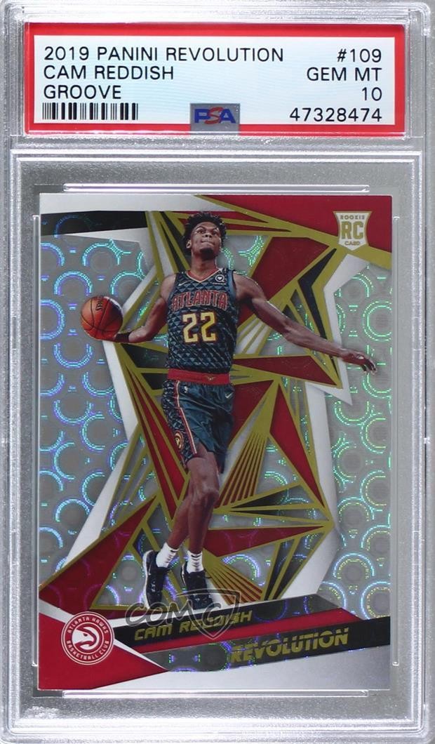 2019-20 Panini Revolution Rookies Groove Cam Reddish PSA 10 GEM MT Rookie RC 9l4