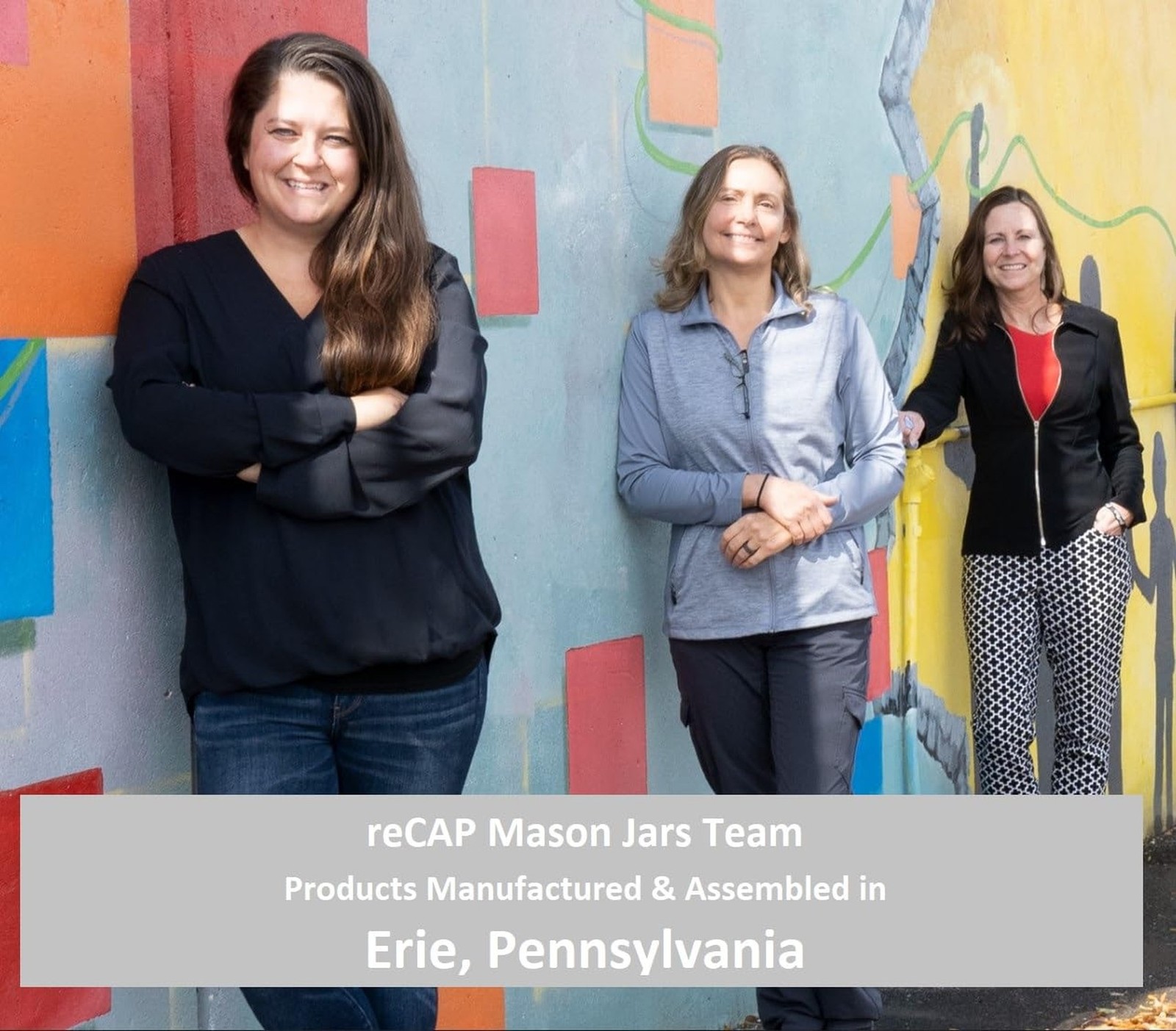 reCAP Mason Jars Lid FLIP Cap | Regular Mouth | Silver 4 Pack | Made in USA