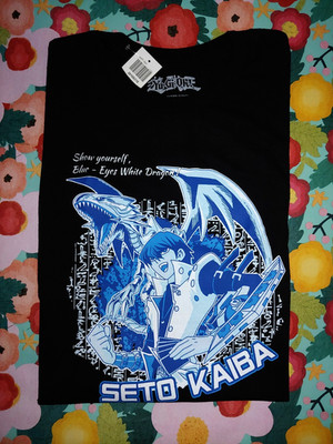Yugioh Seto Kaiba Blue Eyes Shirt XL New OFFICIAL Rare