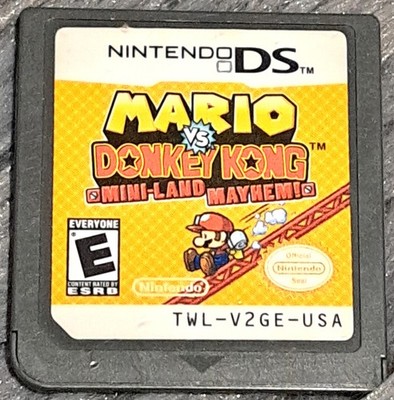 Mario vs Donkey Kong Mini-Land Mayhem (Nintendo DS) Cart Tested