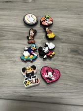 Mickey Friends shoe charms for crocs Set of 8 Assorted minnie Pluto Goofy