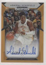2019 Panini Prizm Draft Picks Neon Orange 17/125 Admiral Schofield #42 Auto 6fs