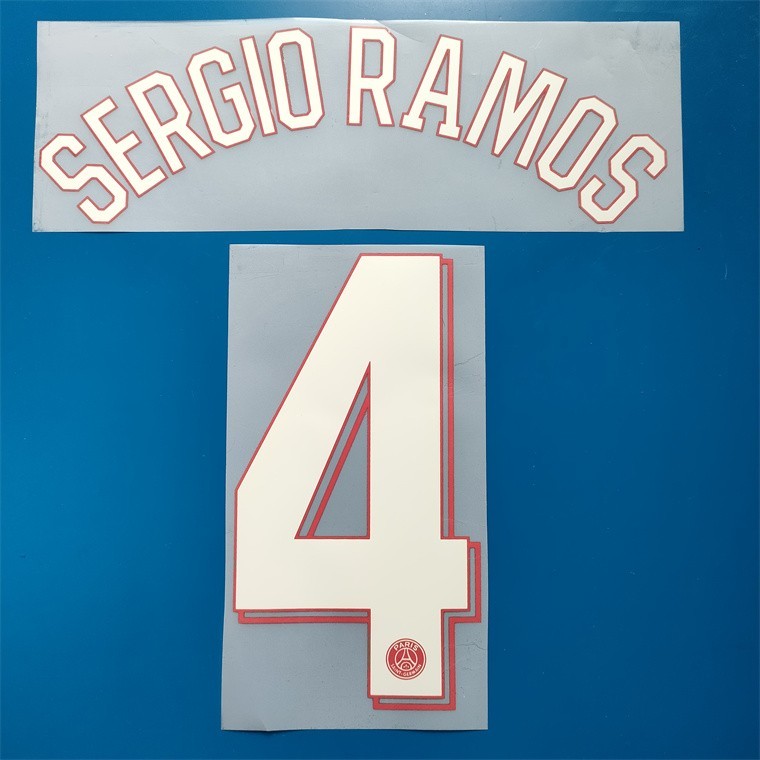 Sergio Ramos 2021-22 Paris PSG Player Size Nameset Name Number ID