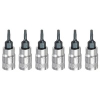 "6X Torx Bit T8 1/4\" Antrieb 1.5\" S2 Stahl FüR CR-V SteckschlüSsel"