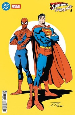 DC MARVEL SUPERMAN SPIDER-MAN #1 VARIANT 2ND PRINTING! (ONE SHOT) CVR B JORGE JI