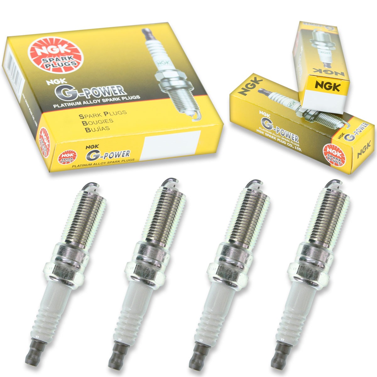 4 pc NGK G-Power Spark Plugs for 2001-2021 Ford Escape 2.0L 2.5L L4 Ignition jn