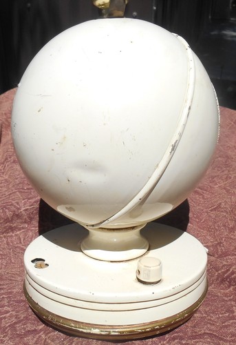 1940 Vintage KRISTAL-LITE RADIO LAMP Art Deco w/ Shade Sphere tube - Picture 8 of 13