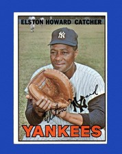 1967 Topps Set-Break # 25 Elston Howard VG-VGEX *GMCARDS*