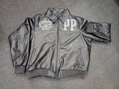 Men's Pelle Pelle Marc Buchanan Soda Club Genuine Cowhide Leather Bomber Jacket