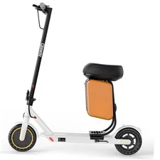 Electric Scooter for Adults, 350W/500W Motor, Up to 22 7.8Ah-350W-White(Seat)