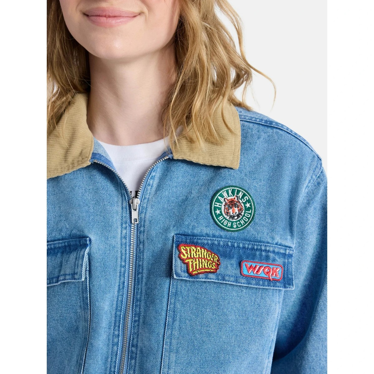 Netflix Stranger Things Cotton Denim Jacket No Boundaries X-Large