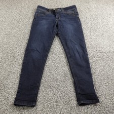 Democracy Jeans Womens 10 Blue Denim Pants Ab Solution Mid Rise Skinny Stretch